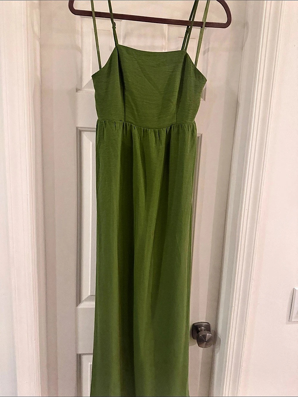 Green Maxi Slip Dress Like New
